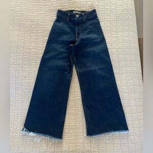 Zara Dark Blue Flare Jeans